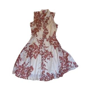 Nanette Lepore pleated floral dress size 6
